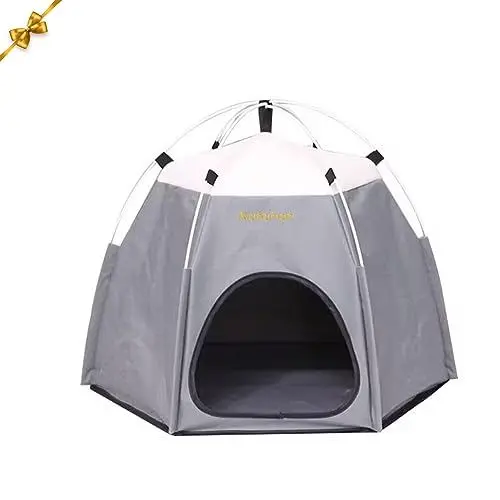 Produktbild: KOFOHON Hundezelt,hundehöhle Katzenzelt,katzenbett höhle für Katzen,Abnehmbar Waschbar Indoor Outdoor Hundebetten,tragbar für Hunde unter 10kg.