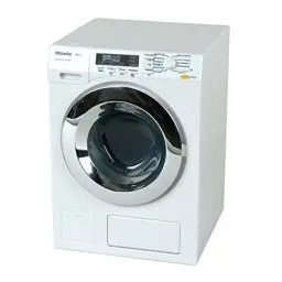 Produktbild: Theo Klein 6941 Miele Waschmaschine | Vier Waschprogramme und Originalgeräusche | Funktioniert mit und ohne Wasser | Maße: 18,5 cm x 26 cm x 18 cm | Spielzeug für Kinder ab 3 Jahren
