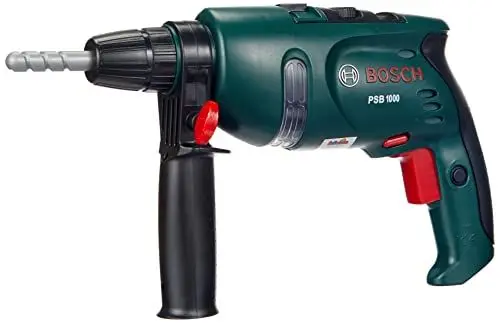 Produktbild: Theo Klein 8413 Bosch Bohrmaschine | Batteriebetriebener rotierender Bohrer | Mit Sound- und Lichteffekten | Maße: 28,5 cm x 4,5 cm x 16 cm | Spielzeug für Kinder ab 3 Jahren