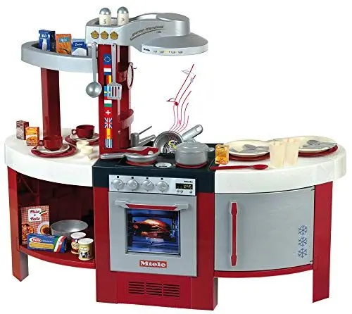 Produktbild: Theo Klein 9155 Miele Küche Gourmet International | Spielküche mit Küchengeräten | Herdplatte mit Sound | Inkl. Spielküchen-Zubehör | Spielzeug für Kinder ab 3 Jahren