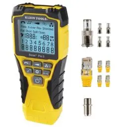Produktbild: Klein Tools Kabeltester VDV501-851 Audio/Video, Netzwerk, Telekommunikation, Gelb Schwarz