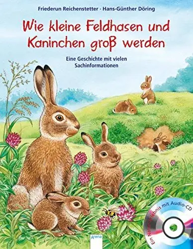 Produktbild: Kleine Feldhasen und Kaninchen werden groß: Eine Geschichte mit vielen Sachinformationen