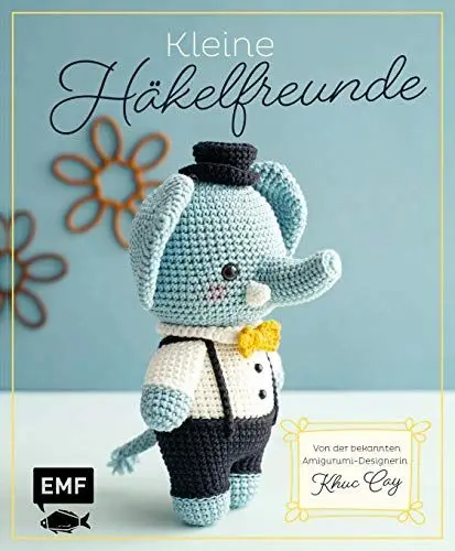 Produktbild: Kleine Häkelfreunde: Von der bekannten Amigurumi-Designerin Khuc Cay: Bär, Hund, Hamster, Rentier, Elefant, Fisch, Löwe, Wiesel, Kuh, Hase, Katze, Eichhörnchen, Schildkröte, Panda