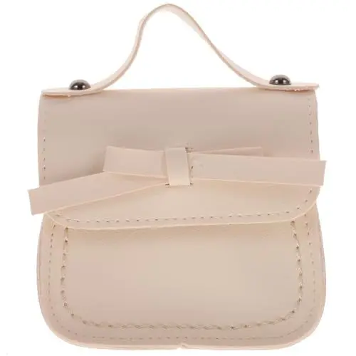 Produktbild: Kleine Mädchen Handtaschen Kinder Mädchen Umhängetaschen Mini Kinder Portemonnaie Bowknot Tasche Mode Umschlagtasche Tasche(Weiß)