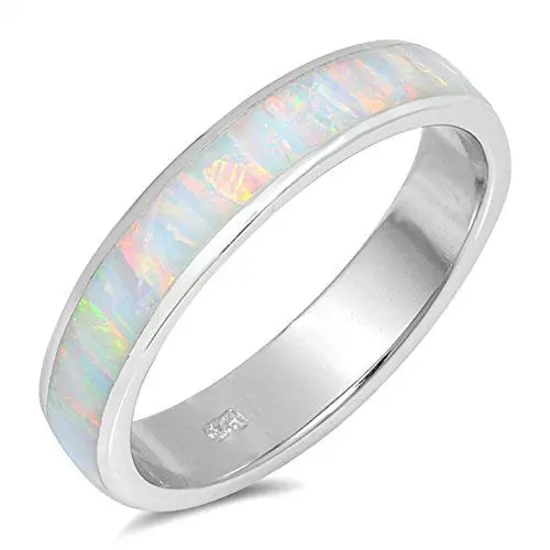 Produktbild: Kleine Schätze Damen Ring 925 Sterling Silber Weiß Opal