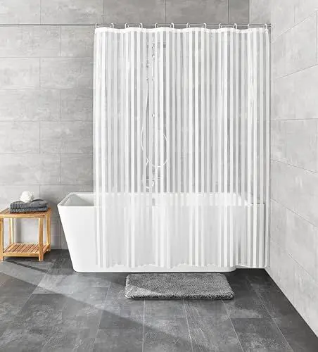 Produktbild: Kleine Wolke Duschvorhang Noa, 180 x 200 cm, weiß