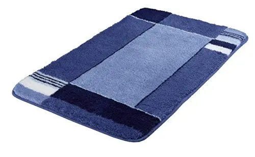 Produktbild: Kleine Wolke Badteppich Padova blau 60 x 100 cm, Marineblau