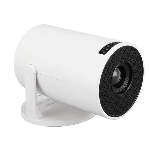 Produktbild: Kleiner Projektor mit WLAN und Bluetooth, 1080P 8000LM Tragbarer LED-Filmprojektor, Auto-Keystone-Heimprojektor für Telefon, TV-Stick, Laptop, HDMI, USB