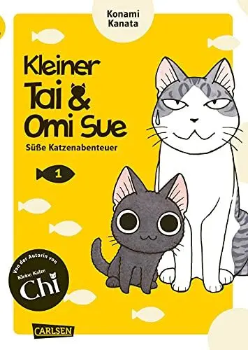 Produktbild: Kleiner Tai & Omi Sue - Süße Katzenabenteuer 1: Comedy-Manga-Serie für Kinder ab 6 Jahren über zwei ungleiche Katzen unter einem Dach - in Vollfarbe und westlicher Leserichtung