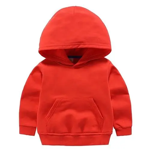 Produktbild: Kleinkind 2023 New Rocket Print Tech Pullover Rundhals Langarm Sweatshirt Schulkleidung Kinder Sweatshirt Mädchen (Red, 7-8 Years)