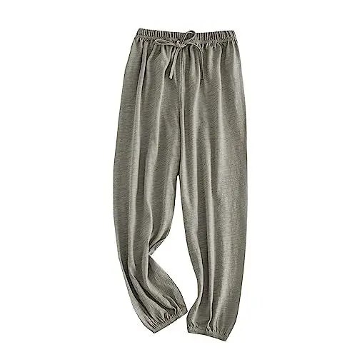 Produktbild: Kleinkind Kinder Baby Mädchen Soild Elastische Grundlegende Harem Lange Hosen Pumphose Casual Jogger Sport Tanz Hosen Jogginghosen Set Jungs (Grey, 10-12 Years)