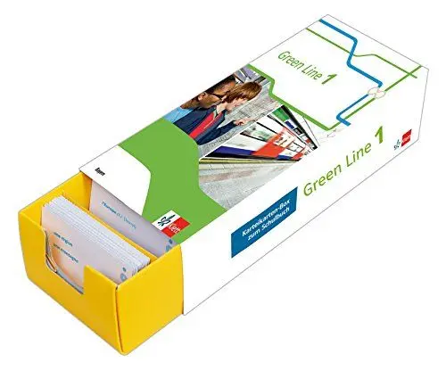 Produktbild: Klett Green Line 1 Bayern Klasse 5 - Vokabel-Lernbox zum Schulbuch: Englisch passend zum Lehrwerk üben (Green Line. Ausgabe für Bayern ab 2017)