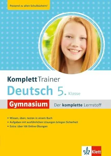 Produktbild: Klett KomplettTrainer Gymnasium Deutsch 5. Klasse: Der komplette Lernstoff