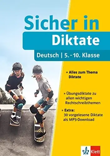 Produktbild: Klett Sicher in Deutsch Diktate 5.-10. Klasse: Alles zum Thema Diktate