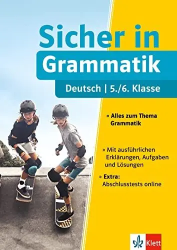 Produktbild: Klett Sicher in Deutsch Grammatik 5./6. Klasse: Alles zum Thema Grammatik
