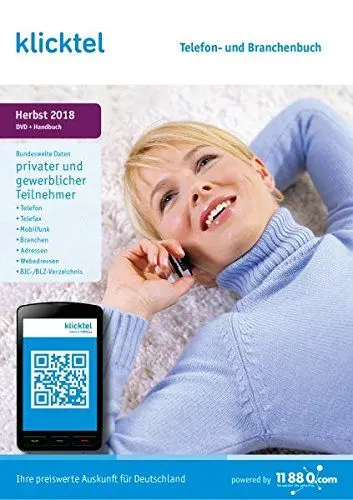 Produktbild: klickTel Telefon- und Branchenbuch Herbst 2018