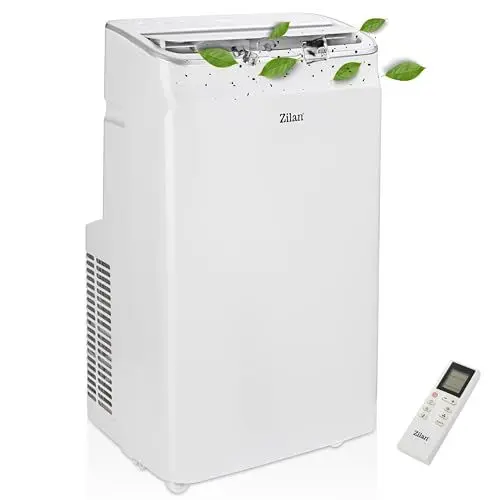 Produktbild: Klimaanlage 3in1 wifi mobil Fensterabdichtung mit Abluftschlauch Fernbedienung 24h Timer 12.000 BTU 3 Modi Portable Klimaanlage Klimagerät Klima Anlage Air Conditioner (12.000 BTU)