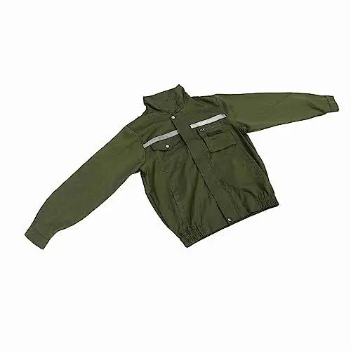 Produktbild: Klimatisierte Kleidung, Atmungsaktive Polyesterfaser, Schnell Abkühlende Lüfterjacke, die Kühl Bleibt, 4-Gang-Einstellung für Outdoor-Umgebungen für Frauen (XL)