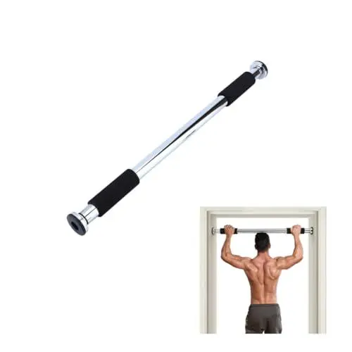Produktbild: Klimmzug- und Klimmzugstange mit Verstellbarer Länge an der Tür für Fitness-Krafttraining zu Hause und Im Innenbereich