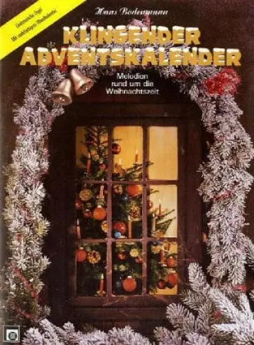 Produktbild: Klingender Adventskalender, für E-Orgel: Melodien rund um die Weihnachtszeit