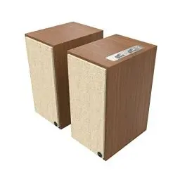 Produktbild: Klipsch The Sevens Aktiv-Lautsprecher (Paar) - Titan LTS Belüfteter Hochtöner, Bluetooth Wireless Verbindung, High Definition Sound, Dynamischer Bass Equalizer, Walnuss