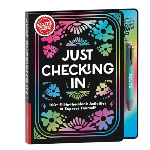 Produktbild: Klutzpress Just Checking in: 100+ Fill-in-the-blank Activities to Express Yourself