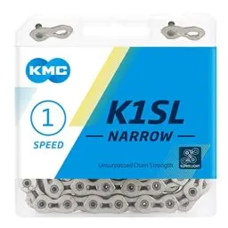 Produktbild: KMC Kett K1SL 3/32 Narrow Silver, Silber, 1/8-100 Link
