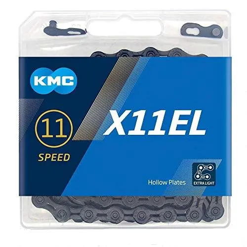 Produktbild: Fahrrad Kette, KMC Fahrradkette, X11EL Blacktech, 1/2