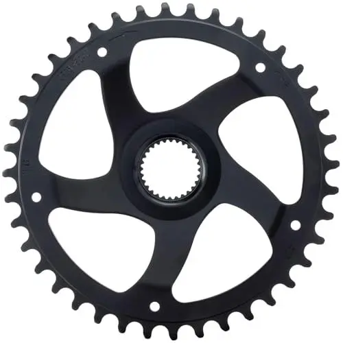 Produktbild: KMC Unisex – Erwachsene Kettenblatt-03378593 Kettenblatt, Schwarz, 40 zähne