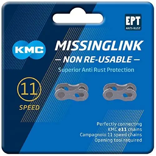Produktbild: KMC Unisex – Erwachsene Kettenverschluss -2105097731, Mehrfarbig, 5,65mm