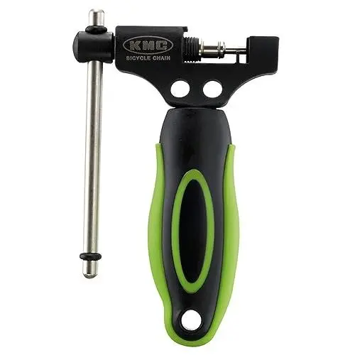 Produktbild: KMC Unisex – Erwachsene TOOL000CD Kettennietdrücker für 1-12-fach Ketten, hochwertig, schwarz/grün