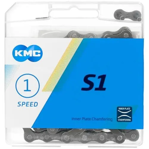 Produktbild: KMC Unisex – Erwachsene Wide Brown S1 1-Fach Kette 1/2