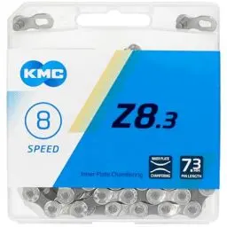 Produktbild: Fahrrad Kette, KMC Fahrradkette, Z8 Silver/Grey, 1/2