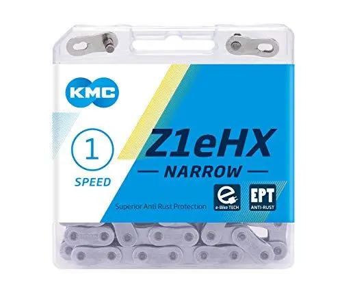 Produktbild: Fahrrad Kette, KMC Fahrradkette, Z1eHX Narrow EPT, 1/2