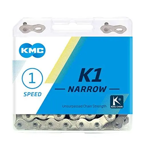 Produktbild: KMC ket K1 3/32 Narrow Silver Kette, Silber, 1/8-100 Link