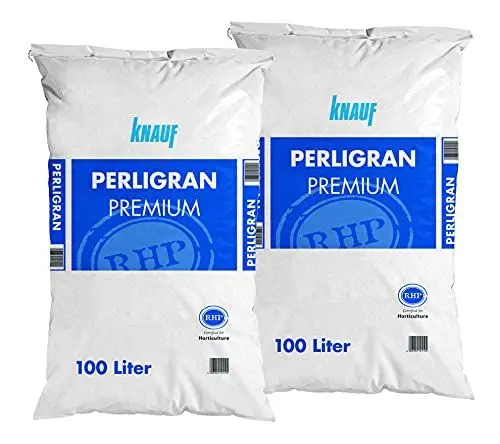 Produktbild: Knauf Gartenbau Perlite Perligran 2-6 mm 2x100 L • zur Erden- und Substratverbesserung • 200 L