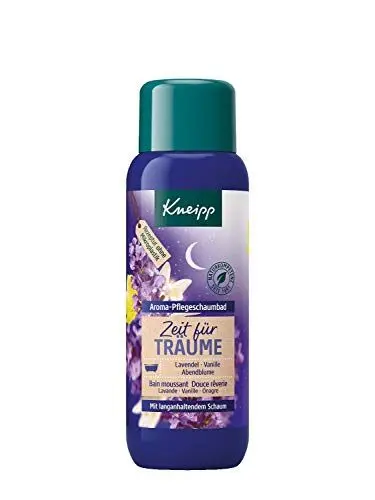 Produktbild: Kneipp Aroma-Pflegeschaumbad Zeit Für Träume Lavendel Vanille Und Abendblume, 1er Pack (1 X 400 Ml)