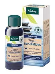 Produktbild: Kneipp Bade-Essenz Tiefenentspannung - Badeöl mit natürlichem ätherischen Patchouliöl & wertvollem Sandelholzextrakt für tiefe Entspannung & Ruhe - ohne Mikroplastik - 100ml
