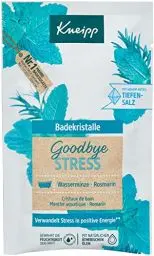 Produktbild: Kneipp Badekristalle Goodbye Stress, Rosmarin,Thermalsolesalz, Türkis, 60 g (1er Pack)
