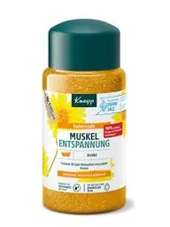 Produktbild: Kneipp Badekristalle Muskel Entspannung - Badezusatz mit wertvollem Extrakt der Arnika - wohltuend, wärmend, entlastend - 600 g