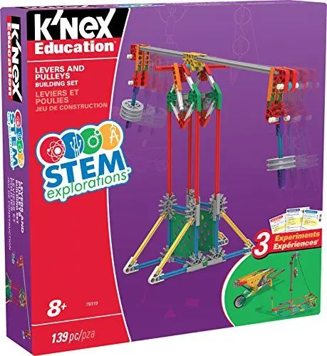 Produktbild: K'NEX Bildung, Basic Fun, 79319, Konstruktionsspielzeug mit 139 Teilen und wissenschaftliche Sets für kreatives Spiel, Konstruktionsspielzeug für Jungen und Mädchen Ab 8 Jahren