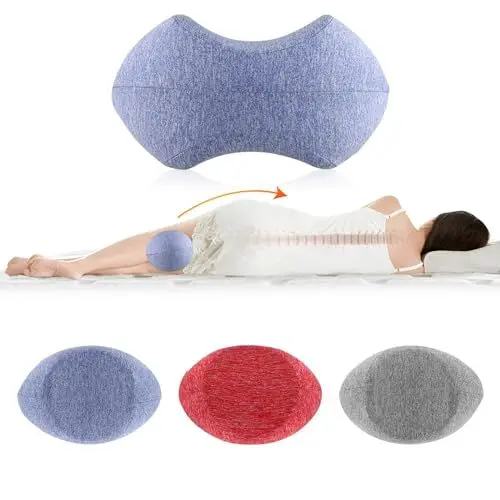 Produktbild: Kniekissen für Seitenschläfer, Memory Foam Beinkissen mit Bezug abnehmbar Schlafkissen für Rücken, Hüfte, Gelenk, Wirbelsäulen, Schwanger, Schwangerschaftskissen,Lagerungskissen Knie (Seeblau)