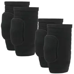 Produktbild: Knieschoner Kinder, 2 Paar Knieschützer für Volleyball Handball Sport Knieschützer, Rutschfest Elastische Kniebandage Kniepolster für Damen Herren Männer Tanzen Dance Fußball Laufen Knieschoner