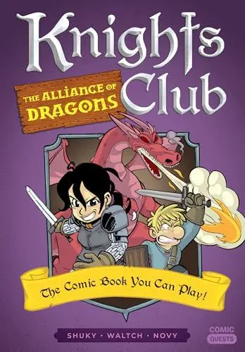 Produktbild: Knights Club: The Alliance of Dragons: The Comic Book You Can Play (Comic Quests, Band 7)
