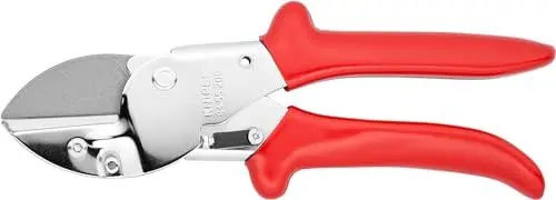 Produktbild: KNIPEX Amboss-Schere mit Kunststoff-Hüllen verchromt 200 mm 94 55 200