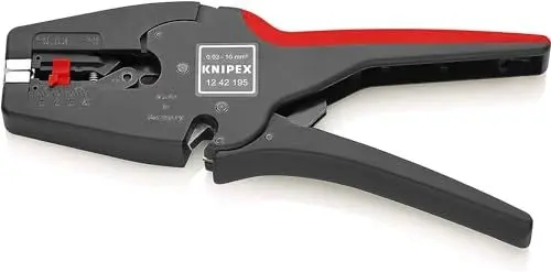 Produktbild: KNIPEX MultiStrip 10 Automatische Abisolierzange (195 mm) 12 42 195, Schwarz
