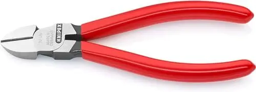 Produktbild: KNIPEX Seitenschneider mit Kunststoff überzogen schwarz atramentiert 140 mm 70 01 140 EAN