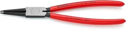 Produktbild: Knipex Sicherungsringzange für Innenringe in Bohrungen schwarz atramentiert, mit Kunststoff überzogen 225 mm 44 11 J3