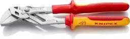 Produktbild: KNIPEX Zangenschlüssel Zange und Schraubenschlüssel in einem Werkzeug isoliert mit Mehrkomponenten-Hüllen, VDE-geprüft verchromt 250 mm 86 06 250