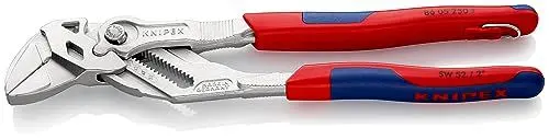 Produktbild: KNIPEX Zangenschlüssel, Multi-Schraubenschlüssel, Chrom-Vanadium, Rostschutz verchromt, Befestigungsöse, 250 mm, 86 05 250 T